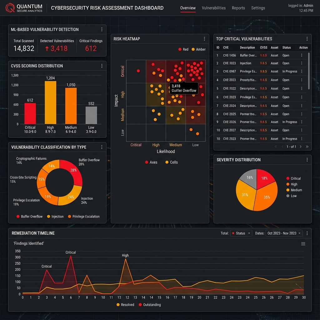 ML-Based Vulnerability Detection and Risk Assessment