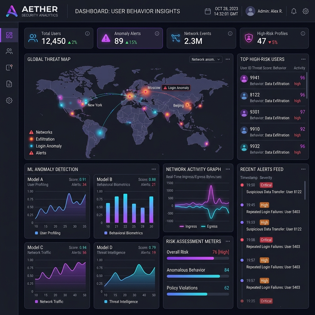 User Behavior Analytics with Multi-Model Threat Detection